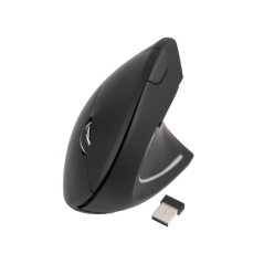Souris ergonomique sans fil noire