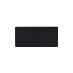 Tapis de bureau noir XXL