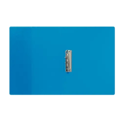 Chemise Miniclip Esselte A4+ PVC bleu avec poche intérieure