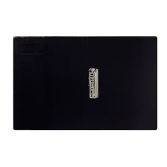 Classeur Esselte Miniclip A4+ PVC noir avec poche intérieure