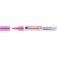 Marqueur permanent Edding rose