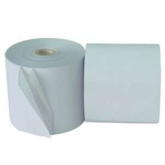 Rouleaux papier thermique blancs