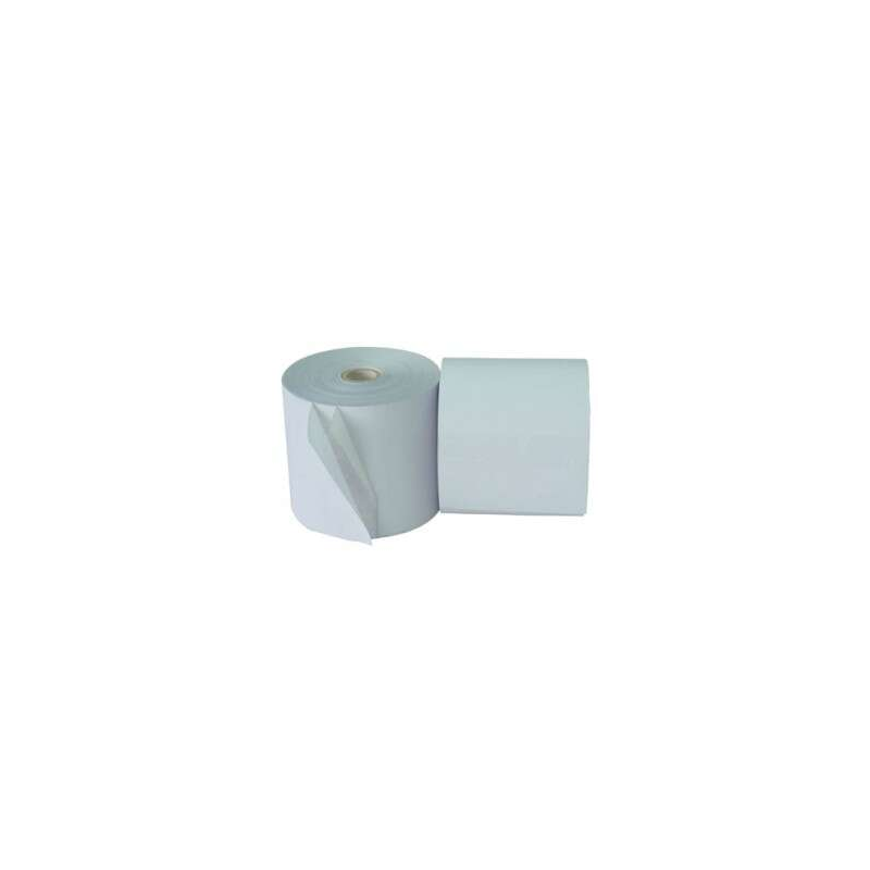 Lot de 8 rouleaux papier thermique 80x65x12 mm blanc Lot de 8 rouleaux papier thermique 80x65x12 mm blanc