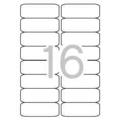 ✅ Apli étiquettes blanches permanentes 99,1 x 34,0 mm 500 feuilles couleur Blanc en stock