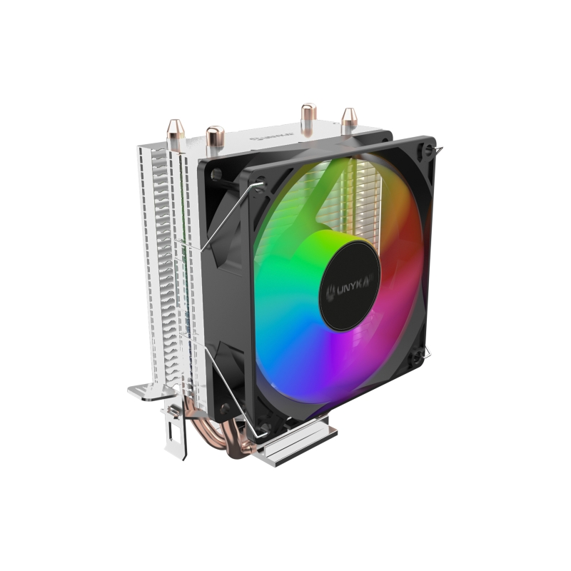 Ventilateur CPU Unykach Unycool H21 ARGB 90 mm Noir
