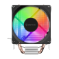 Ventilateur CPU Unykach Unycool H21 ARGB 90 mm Noir