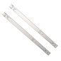 Rails télescopiques 2U Unykach pour rack HSW4208 G4 acier