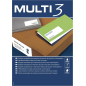 Multi3 2400 étiquettes rectangulaires 70x36 mm blanc