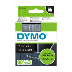ruban étiquettes DYMO transparent