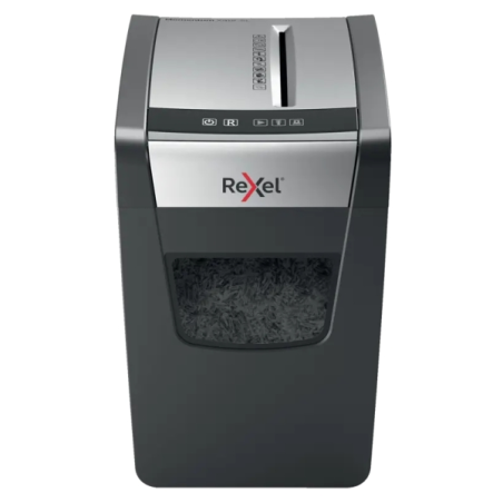 destructeur papier noir argent