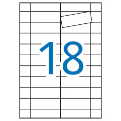 ✅ Étiquettes magnétiques blanches Apli 80,0 x 28,0 mm 5 feuilles couleur Blanc en stock