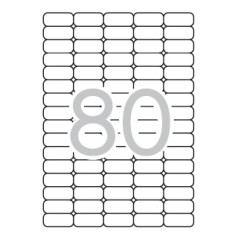 ✅ Apli Étiquettes Blanches Amovibles 35,6 x 16,9 mm 25 Feuilles couleur Blanc en stock