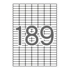 ✅ Apli étiquettes blanches amovibles 25,4 x 10,0 mm 25 feuilles couleur Blanc en stock