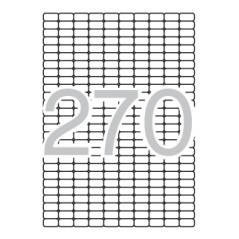 ✅ Apli Étiquettes Blanches Amovibles 17,8 x 10,0 mm 25 Feuilles couleur Blanc en stock