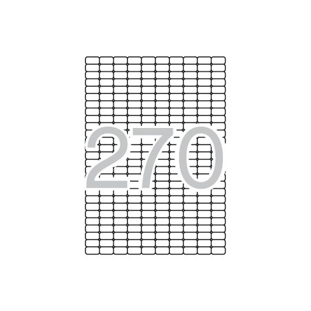 ✅ Apli Étiquettes Blanches Amovibles 17,8 x 10,0 mm 25 Feuilles couleur Blanc en stock
