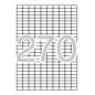Apli Étiquettes Blanches Amovibles 17,8 x 10,0 mm 25 Feuilles