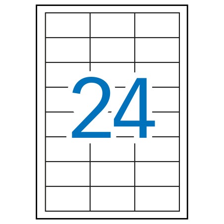 ✅ Apli étiquettes blanches amovibles 64,6 x 33,8 mm 100 feuilles couleur Blanc en stock