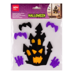 Stickers gel Halloween repositionnables