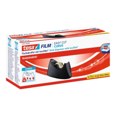 Tesa Dispensateur de ruban adhésif noir 19 mm x 10 m