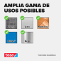 Tesa Bande Velcro On & Off 20 mm x 1 m Blanc