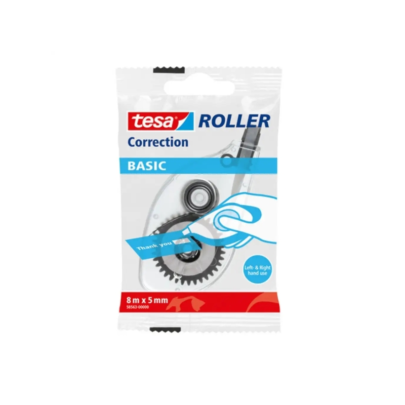 Tesa ruban correcteur 5 mm x 8 m blanc ambidextre