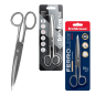 Ciseaux ErichKrause 16 cm acier argentés ergonomiques Ciseaux ErichKrause 16 cm acier argentés ergonomiques