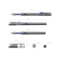 Stylo gel ErichKrause Megapolis 0,5 mm bleu Stylo gel ErichKrause Megapolis 0,5 mm bleu