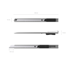 Cutter ErichKrause Ferro Light 9 mm Acier Automatique