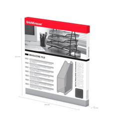 porte revues inox argent