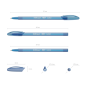 Stylo-bille ErichKrause Neo Stick Cocktail bleu 0,26 mm Stylo-bille ErichKrause Neo Stick Cocktail bleu 0,26 mm