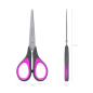 Ciseaux ErichKrause EasyCut+ 17 cm acier inox assortis Ciseaux ErichKrause EasyCut+ 17 cm acier inox assortis