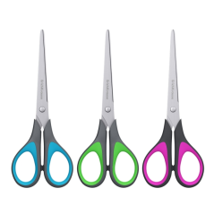 Ciseaux ErichKrause EasyCut+ 19 cm inox, assortis