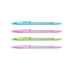 ErichKrause R-301 stylos à capuchon bleus 0,35 mm pack 4
