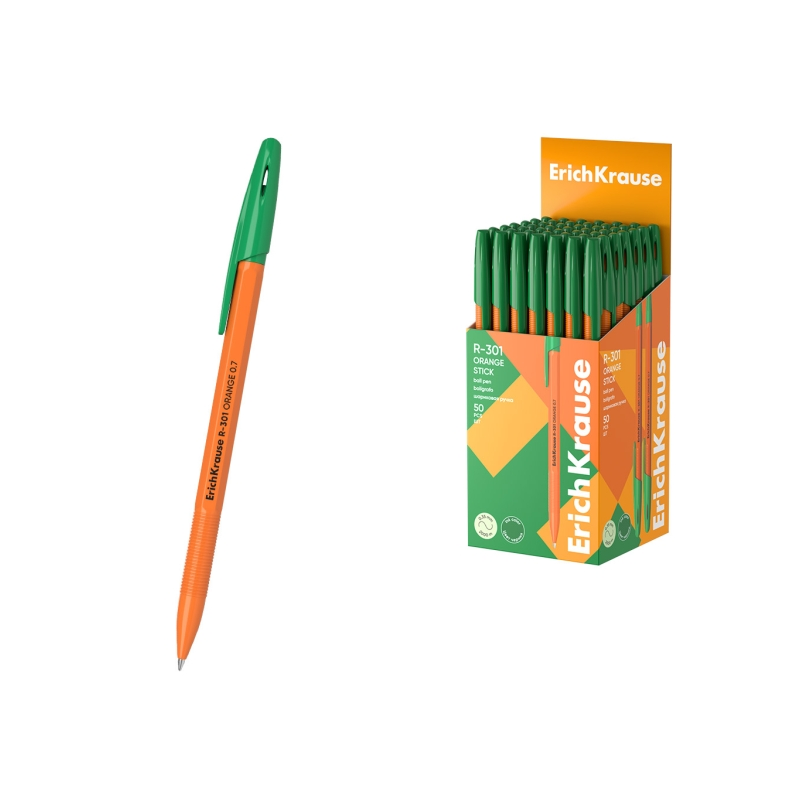 Stylo-bille ErichKrause R-301 vert 0,7 mm