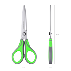 Ciseaux ErichKrause Megapolis 18 cm verts
