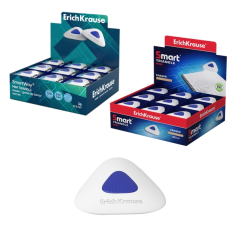 Gommes triangulaires blanches x36