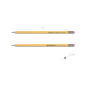 Crayon graphite HB avec gomme ErichKrause jaune Crayon graphite HB avec gomme ErichKrause jaune