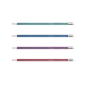 Crayon graphite ErichKrause Sonata HB triangulaire gomme assorti Crayon graphite ErichKrause Sonata HB triangulaire gomme assorti