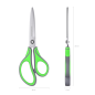 Ciseaux ErichKrause Megapolis Ergo 20 cm vert Ciseaux ErichKrause Megapolis Ergo 20 cm vert