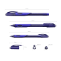 Stylo gel effaçable bleu 0,5 mm ErichKrause ErgoLine Stylo gel effaçable bleu 0,5 mm ErichKrause ErgoLine