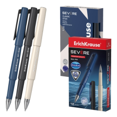 Stylo bille bleu à capuchon