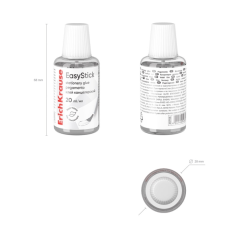 Colle transparente avec pinceau ErichKrause 20 ml