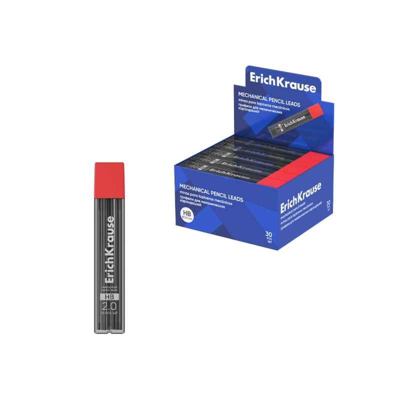30 mines HB 2,0 mm ErichKrause assorties 30 mines HB 2,0 mm ErichKrause assorties