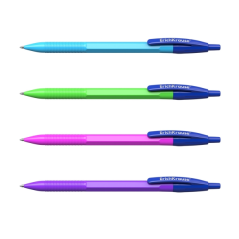 Stylo-bille rétractable ErichKrause R-301 Matic bleu 0,35 mm