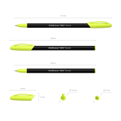 Stylo bille bleu 0,26 mm