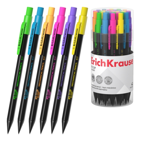 Portemine avec gomme assortie