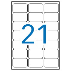 ✅ Apli étiquettes blanches permanentes 63,5 x 38,1 mm 100 feuilles couleur Blanc en stock