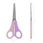 Ciseaux pour gauchers ErichKrause JOY Pastel 13,5 cm assortis
