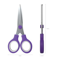 Ciseaux junior assortis 13 cm