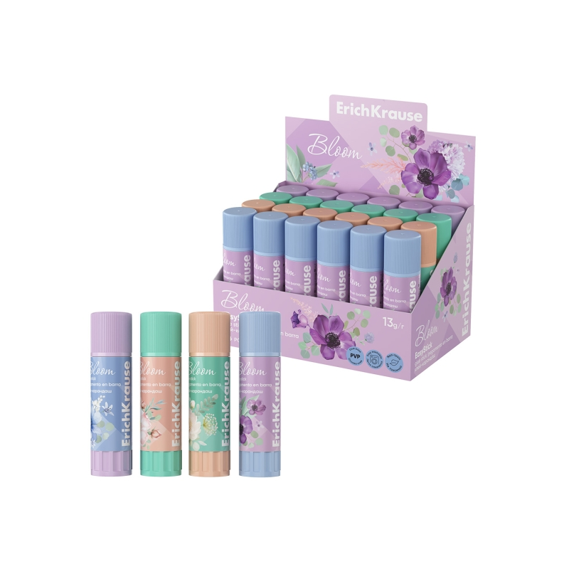 Colle bâton ErichKrause EasyStick 24 x 13 g blanc